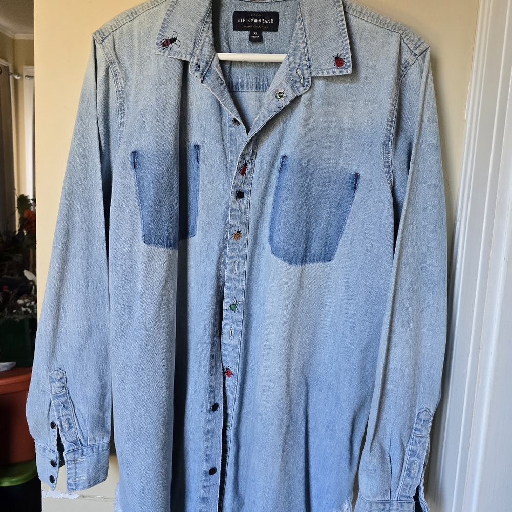 Lucky Brand denim shirt XL